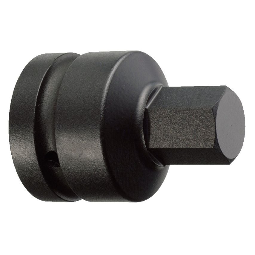 Impact screwdriver bit socket 3/4" in-hex 19 mm