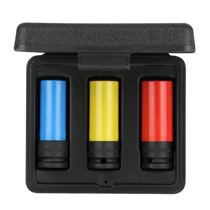 Impact socket set 1/2 3pcs