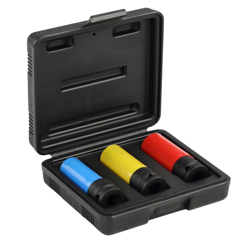 Impact socket set 1/2 3pcs