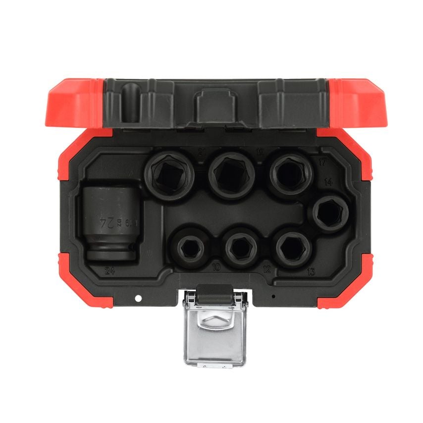 Impact socket set 1/2 8pcs