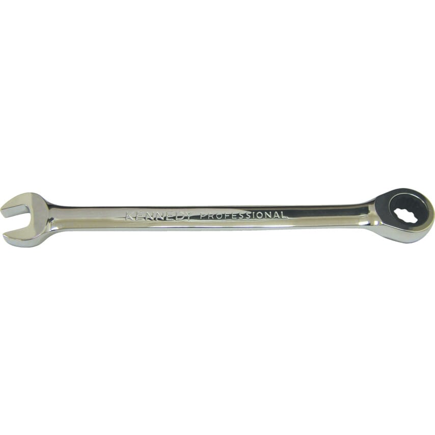 Imperial Combination Ratchet Spanner, Fixed Head, 3/4in