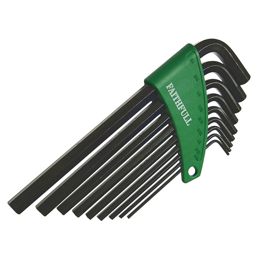 Imperial Long Arm Hexagon Key Set, 9 Piece FAIHKS9AFL