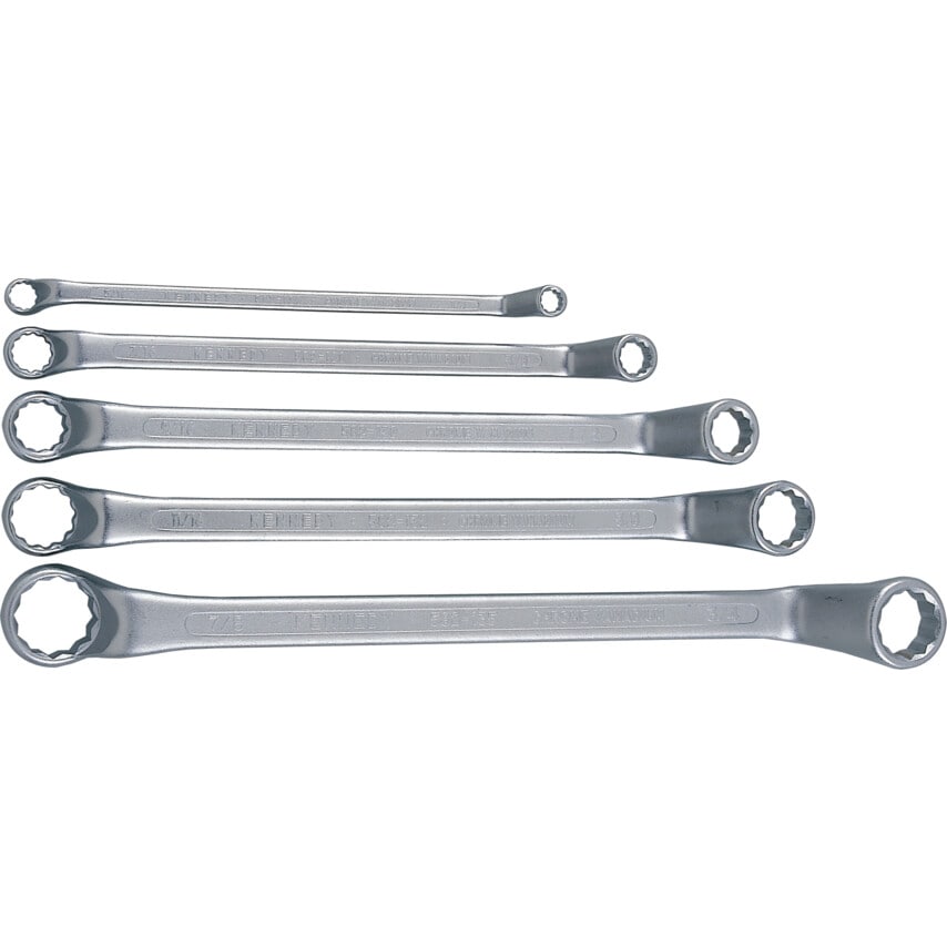 Imperial Ring Spanner Set, 1/4 - 7/8in., Set of 5