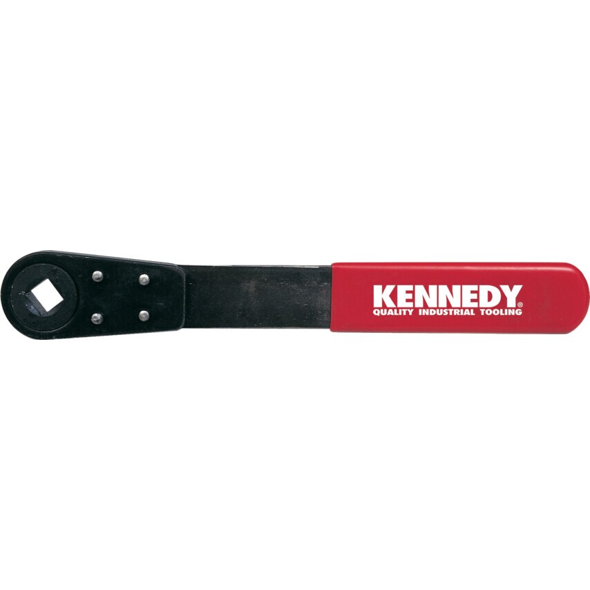 Imperial Single End Ring Ratchet Spanner, Carbon Steel, 4 Points, 7/8in