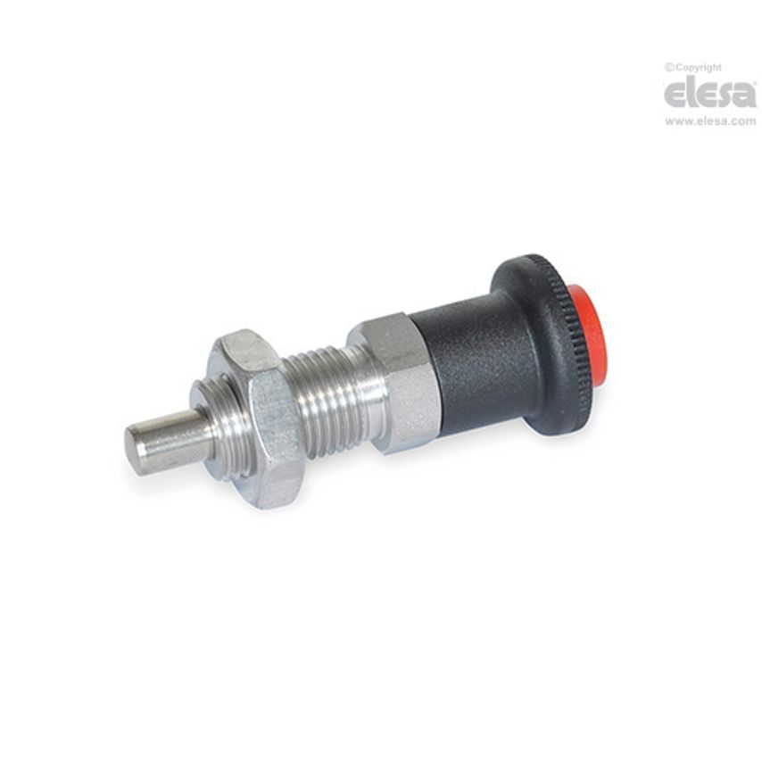 Indexing plunger-GN 414-8-12-A-NI