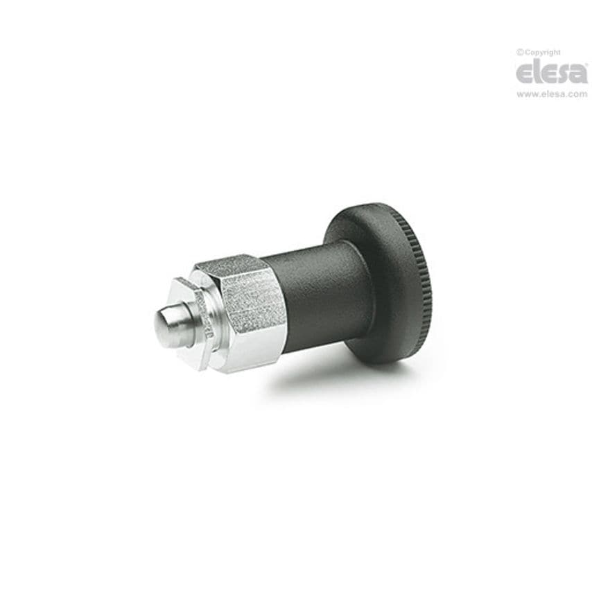Indexing plunger-GN 607.3-8-10-ST