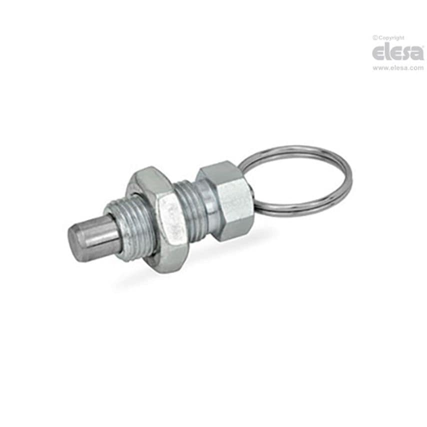 Indexing plunger-GN 717-5-M10X1-AK-ST