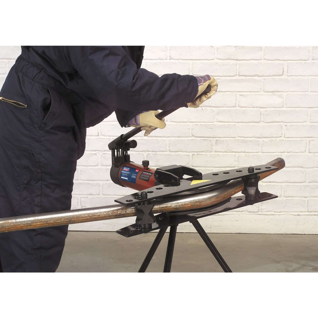 Industrial Hydraulic Pipe Bender with Stand 9-Tonne