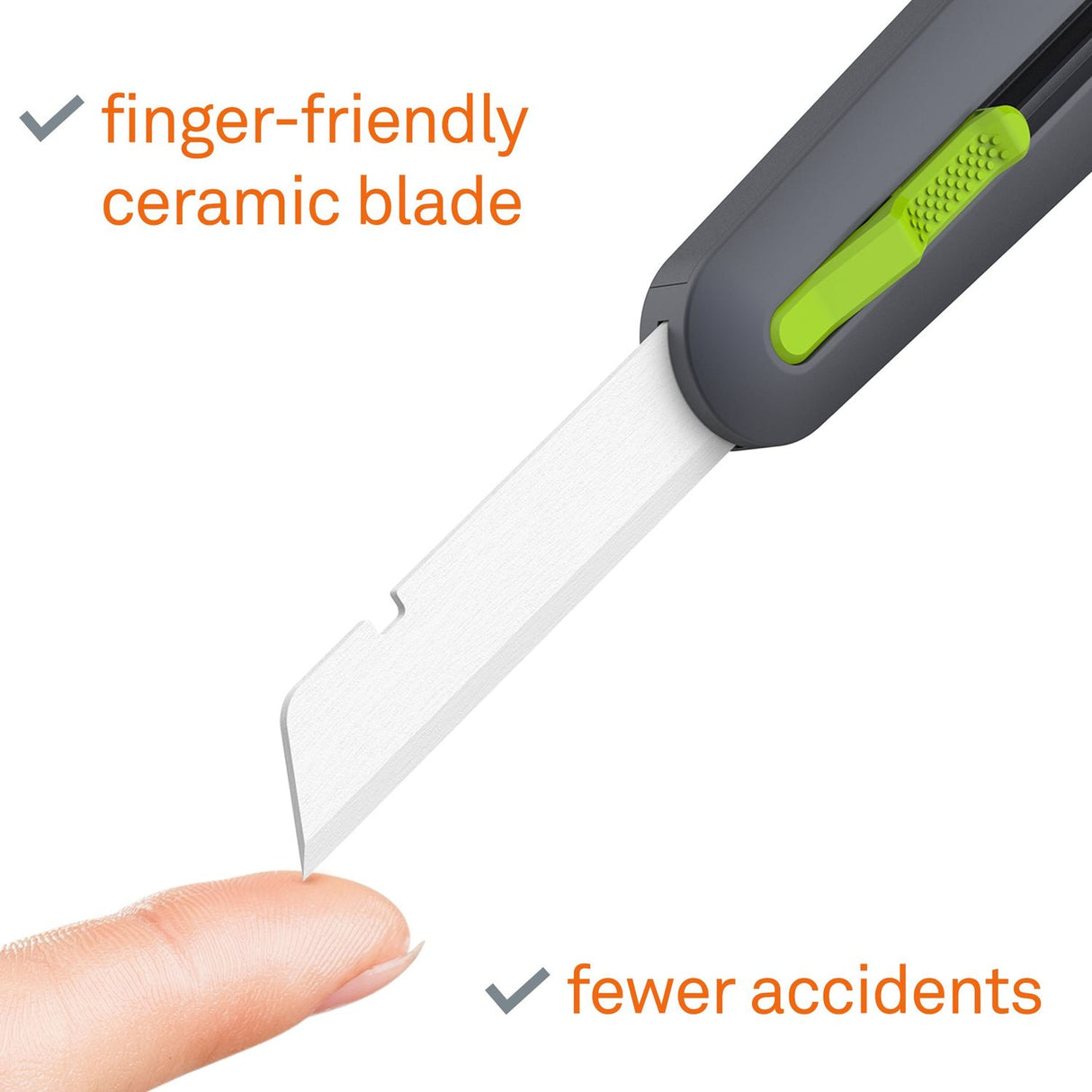 Industrial Knife 4" Rounded Blade Auto