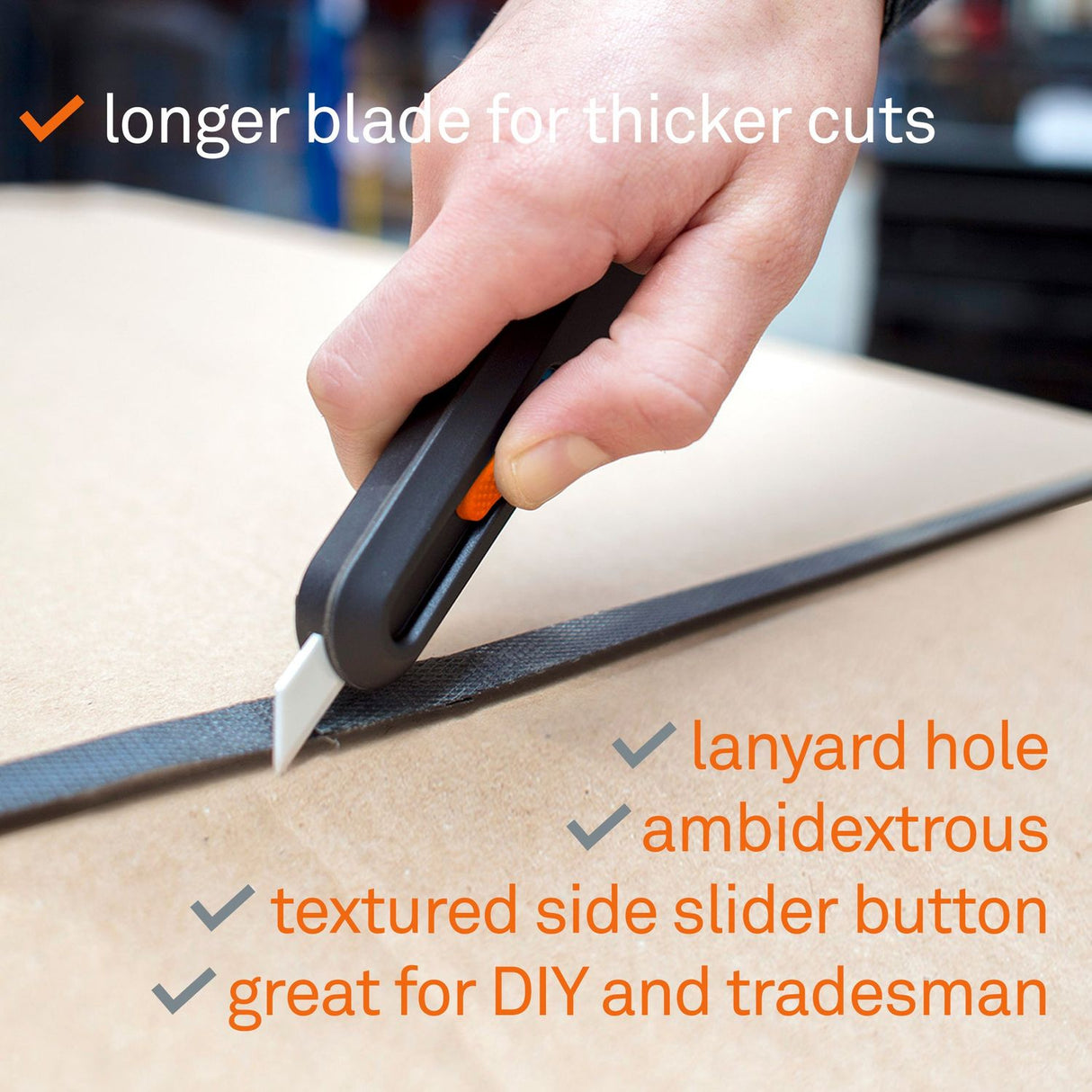 Industrial Knife 4" Rounded Blade Manual
