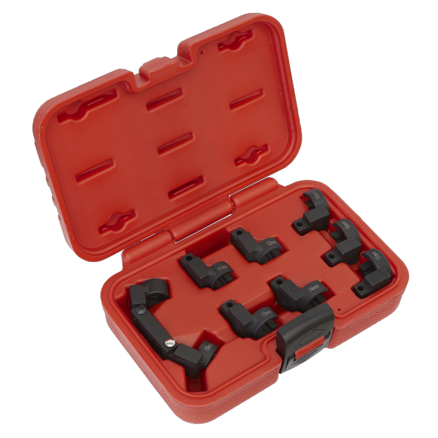 Injector Pipe Socket Set9 Piece 3/8" Square Drive