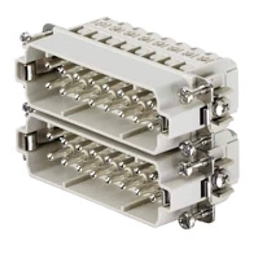 Insert HDC HA 16 MS 17-32 16A 250V Screw Connection