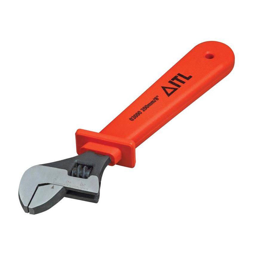 Insulated Adjustable Wrench 200mm (8in) ITL03000
