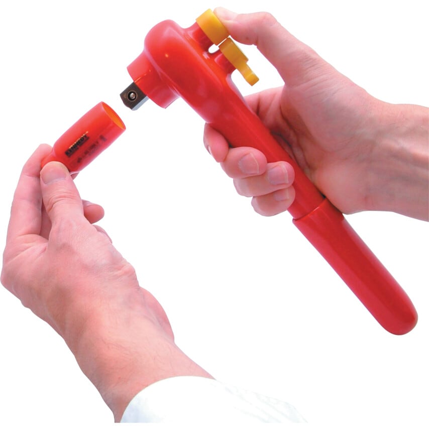 Insulated Reversible Ratchet 1/2" Sq/Dr