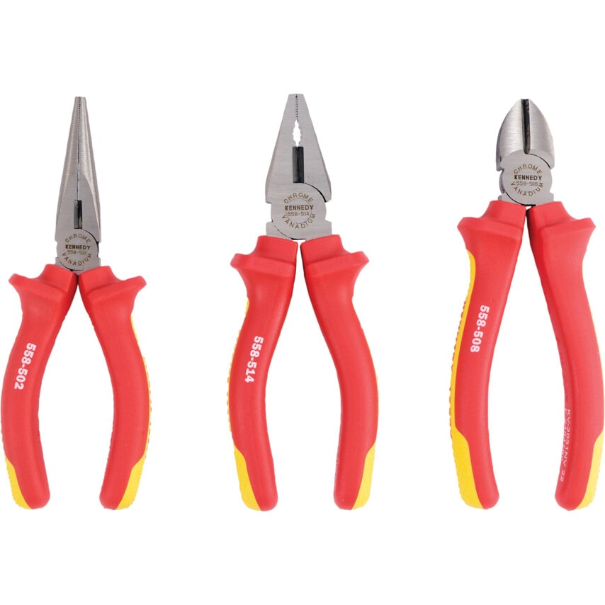 Insulated Screwdriver & Plier Set 10 Piece