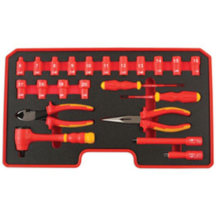 Insulated Tool Kit 3/8"D 22 Piece