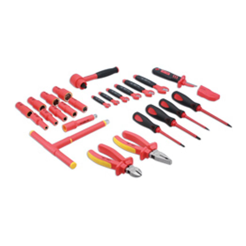 Insulated Tool Kit 3/8"D 25 Piece