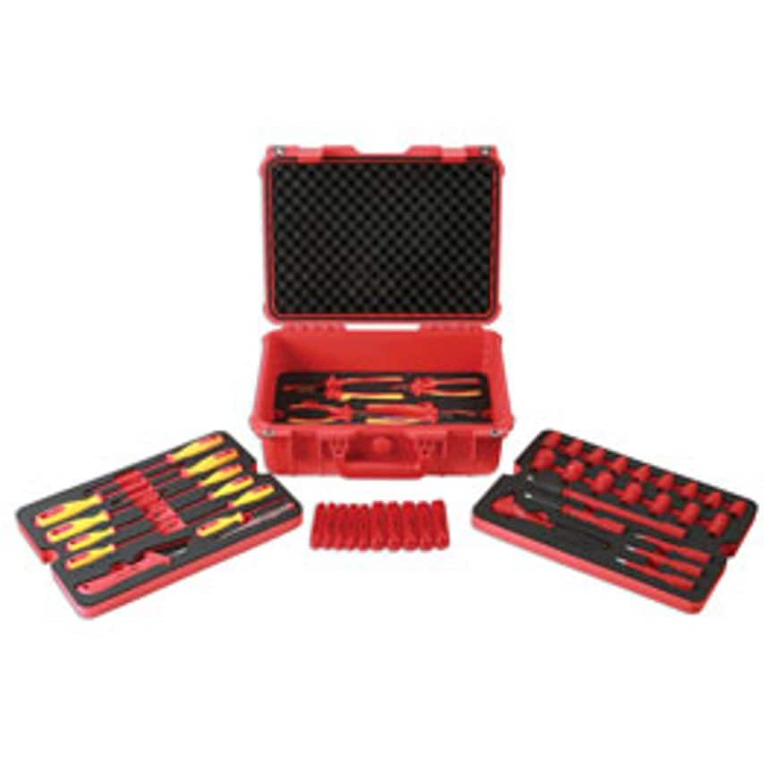Insulated Tool Kit 3/8"D 50 Piece
