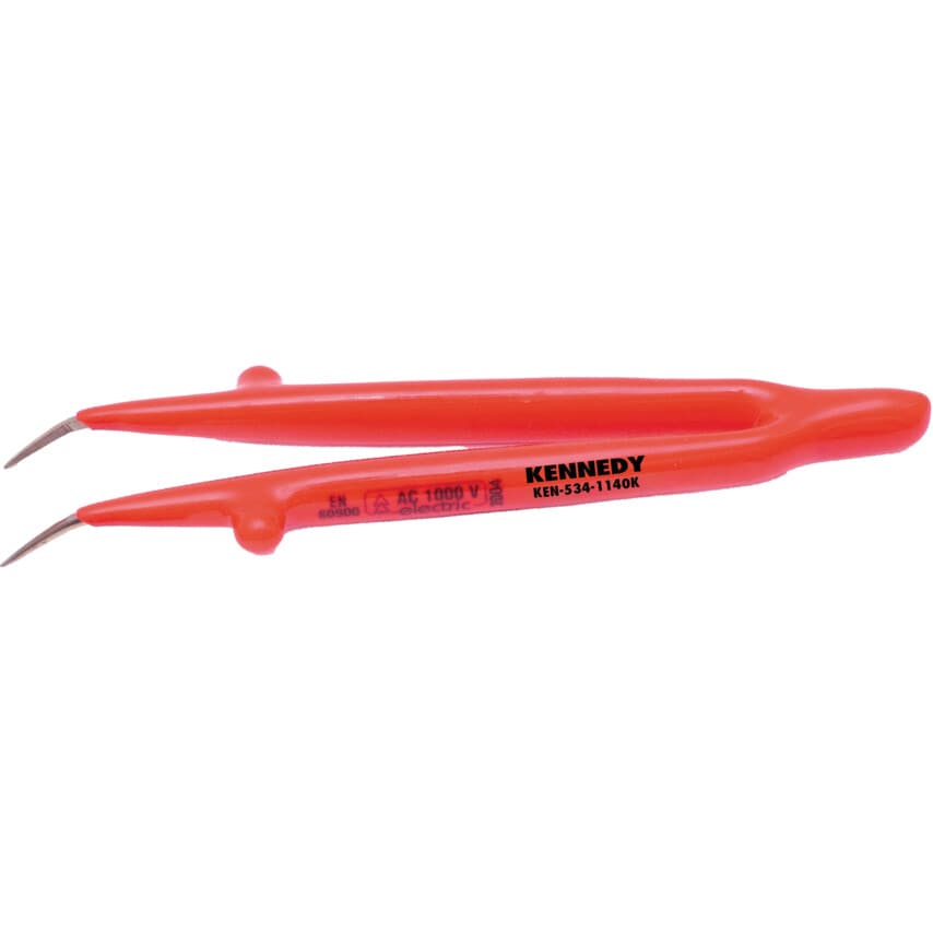 Insulated Tweezers Bent 1 45mm