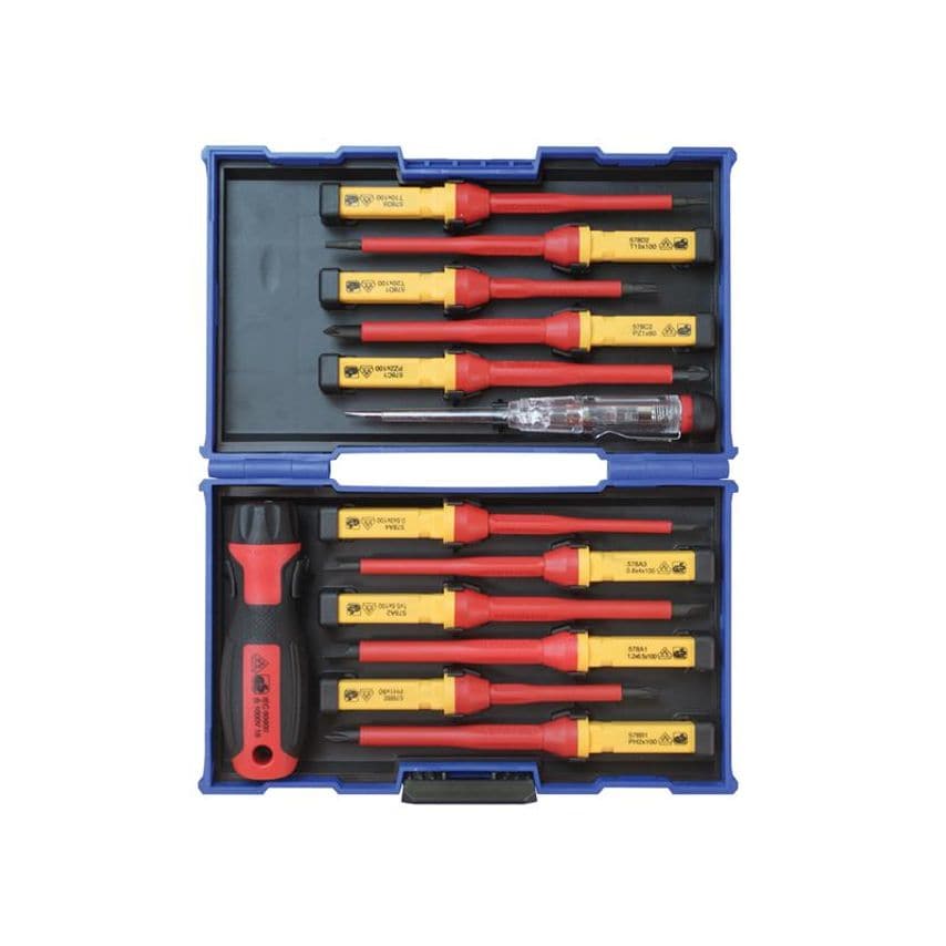 Interchangeable VDE Screwdriver Set, 13 Piece FAISDVDES13I