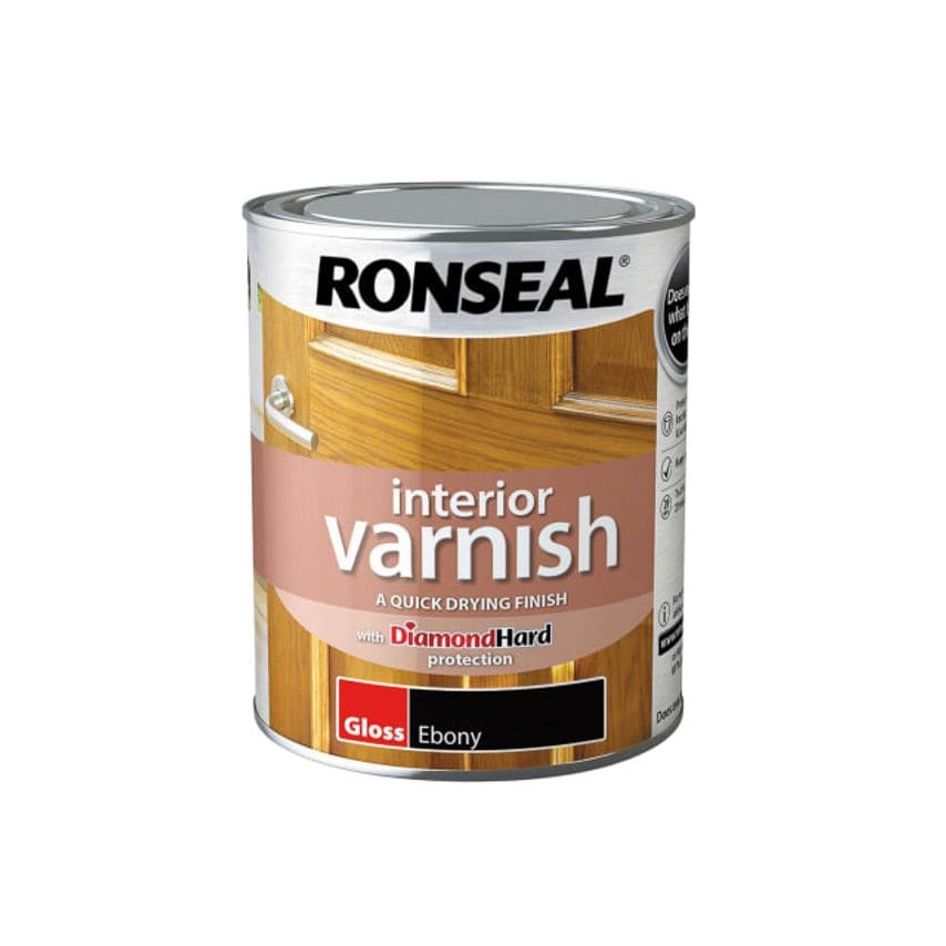 Interior Varnish Quick Dry Gloss Ebony 750ml