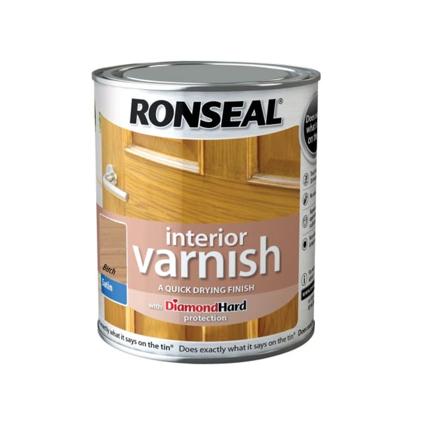 Interior Varnish Quick Dry Satin Birch 250ml