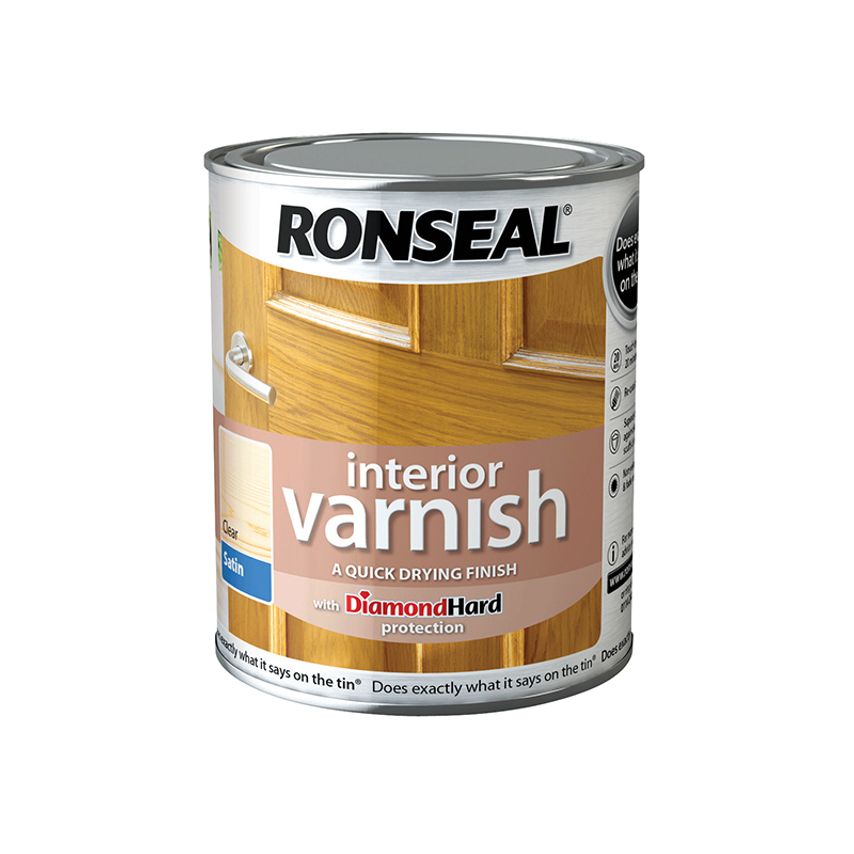 Interior Varnish Quick Dry Satin Clear 250ml RSLIVSCL250