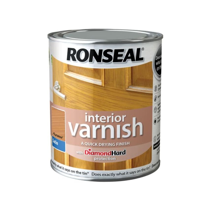 Interior Varnish Quick Dry Satin Pearwood 250ml