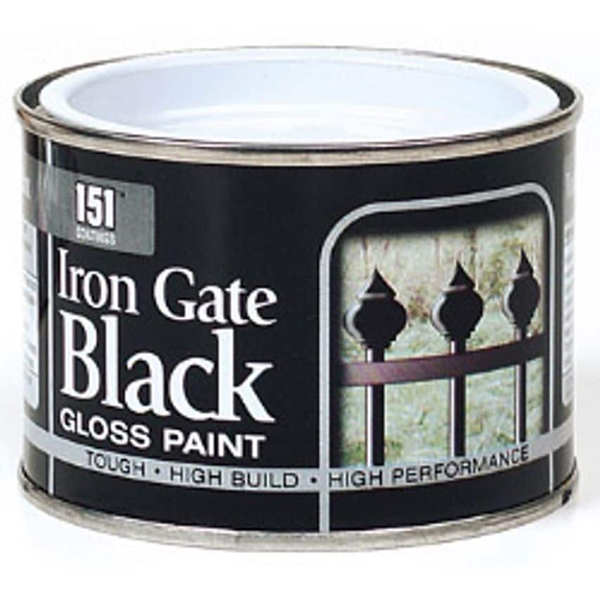 Iron Gate Gloss Paint 180ml Black