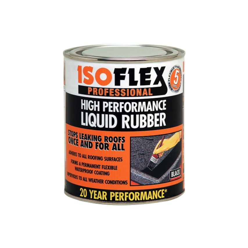 Isoflex Liquid Rubber Black 4.25 litre