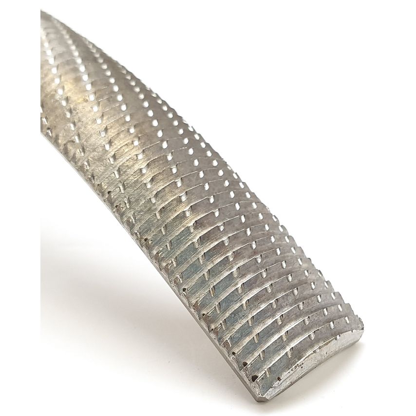 Iwasaki CP-150BN Japanese Chemically Polished Bent Carvers File, 200mm x 16mm