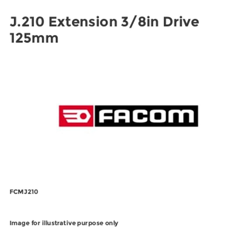 J.210 Extension 3/8in Drive 125mm