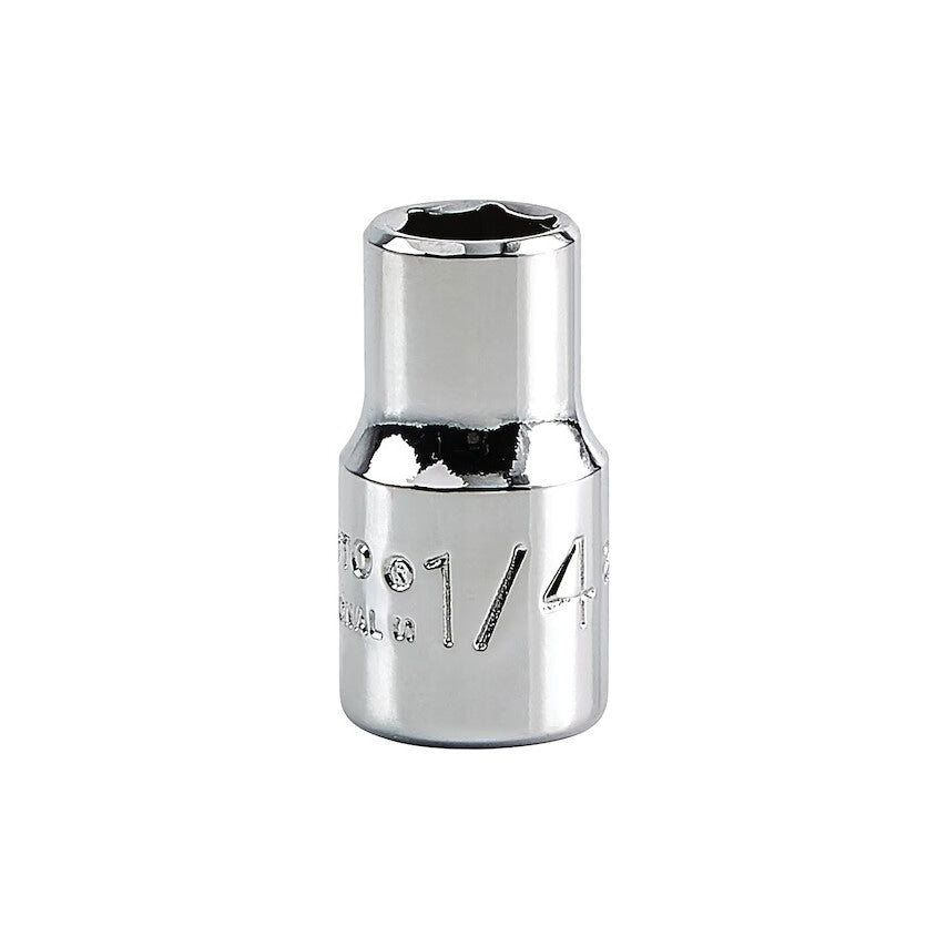 J4706M 1/4" DV Socket 6mm 6PT