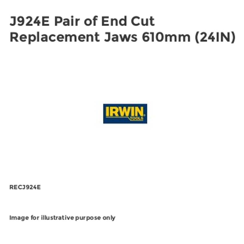 J924E Pair of End Cut Replacement Jaws 610mm (24IN) RECJ924E