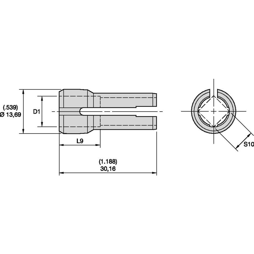 JTC037 Tap Collet 3/8 - 1016589