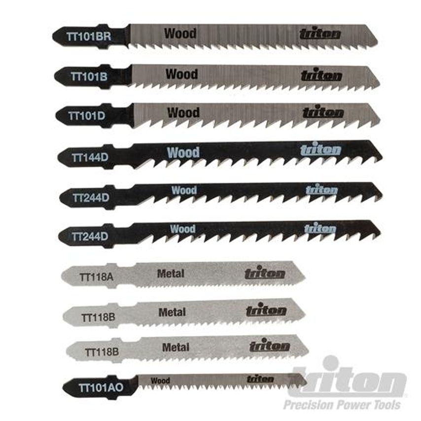 Jigsaw Blade Set 10 Piece Wood/Metal