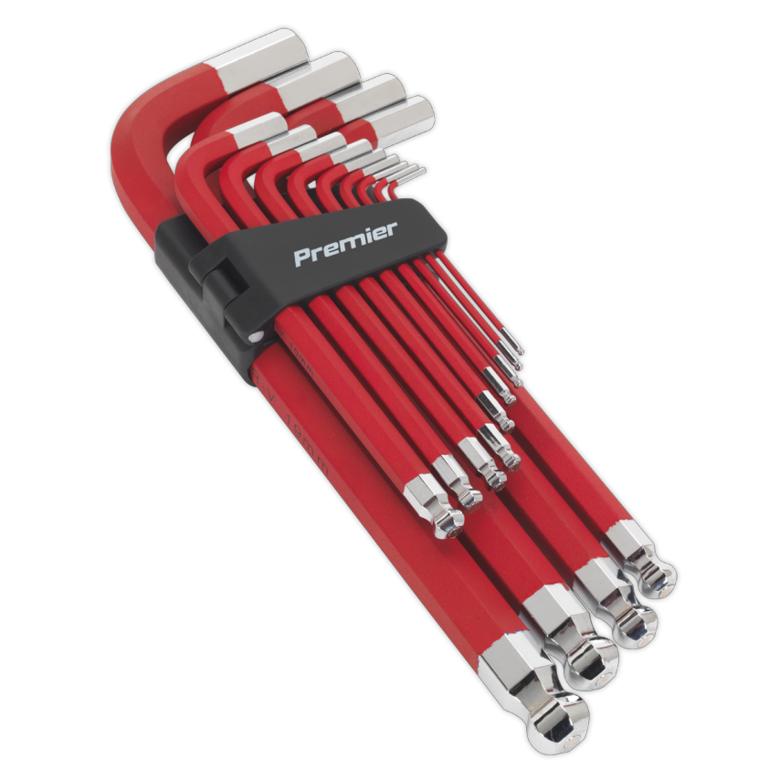 Jumbo Ball-end Hex Key Set13 Piece Anti-slip - Metric