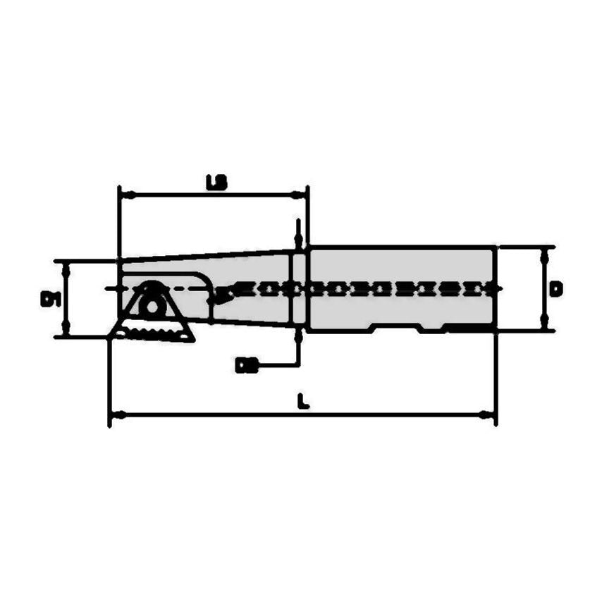 K035TM1RW075STN10M Mini Thread Mill With Coolant