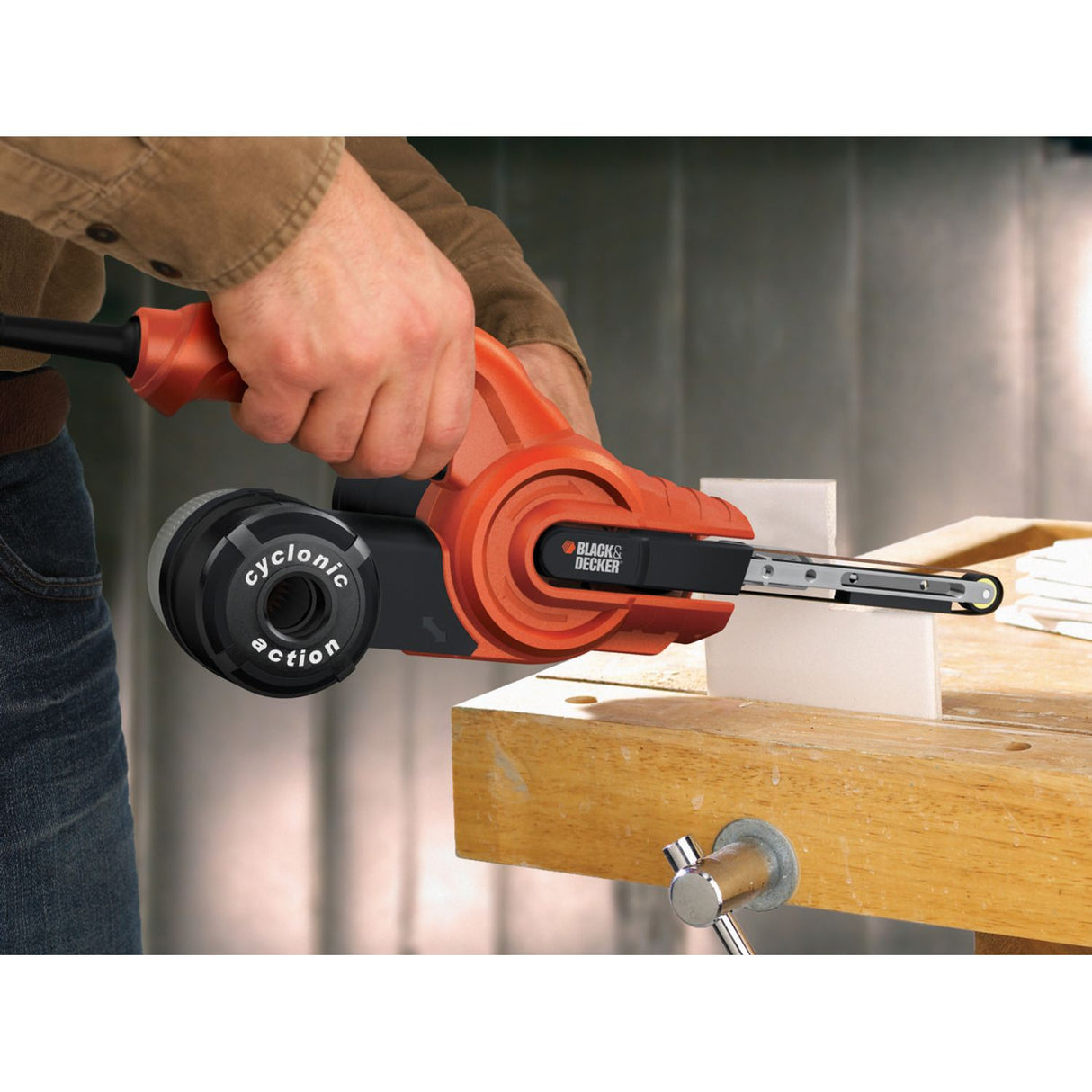 KA900E Powerfile Belt Sander 350W 240V B/DKA900E