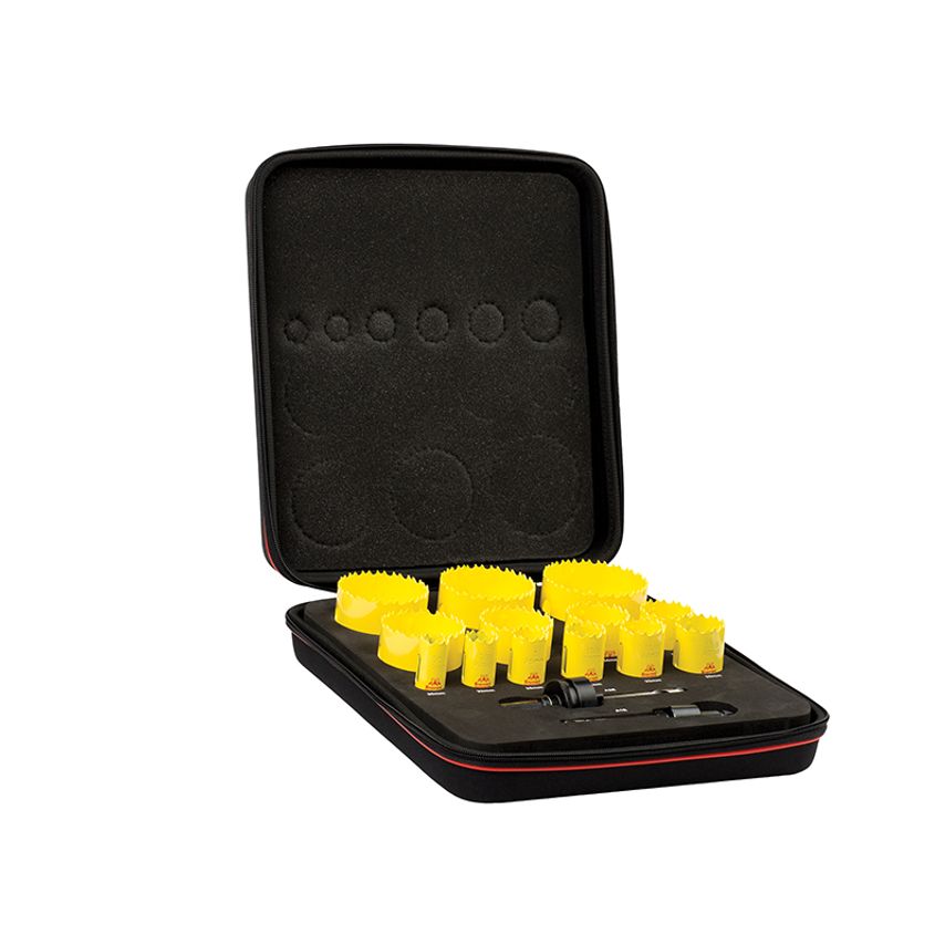 KDC13021 Deep Cut Bi-Metal Universal Holesaw Kit, 15 Piece STRKDC13021