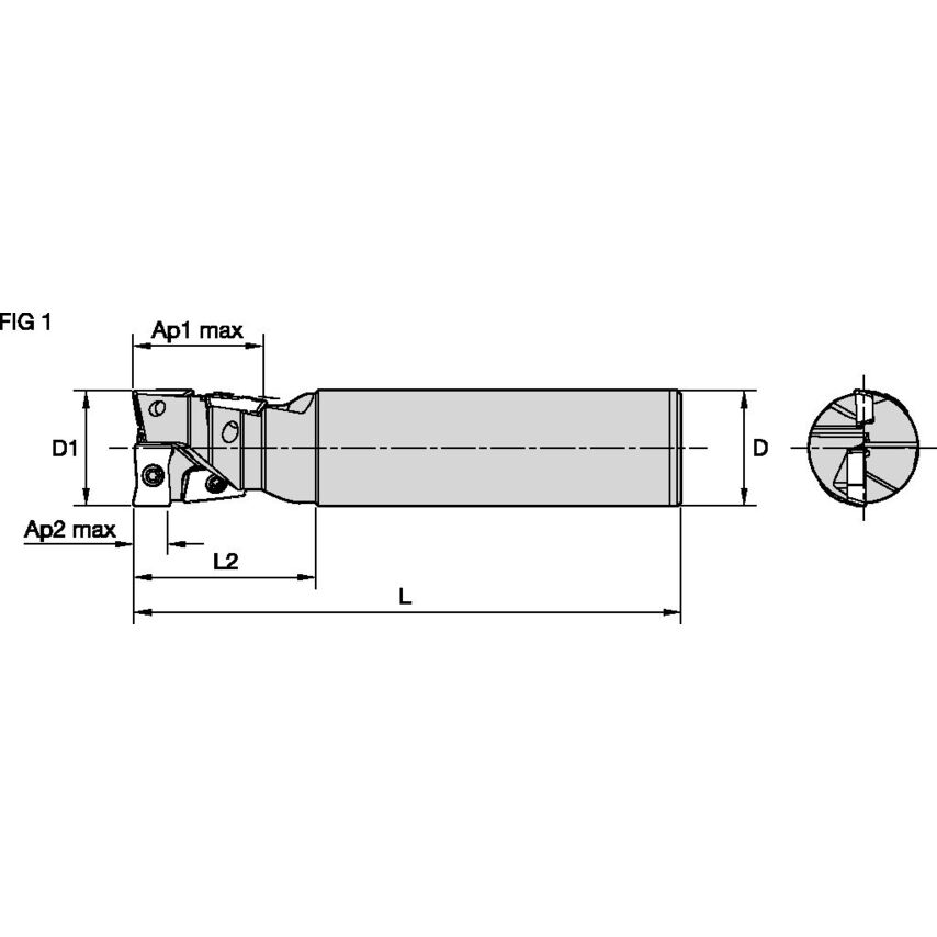 KDMR25S2595WL Multi-functional - Drill/Mill
