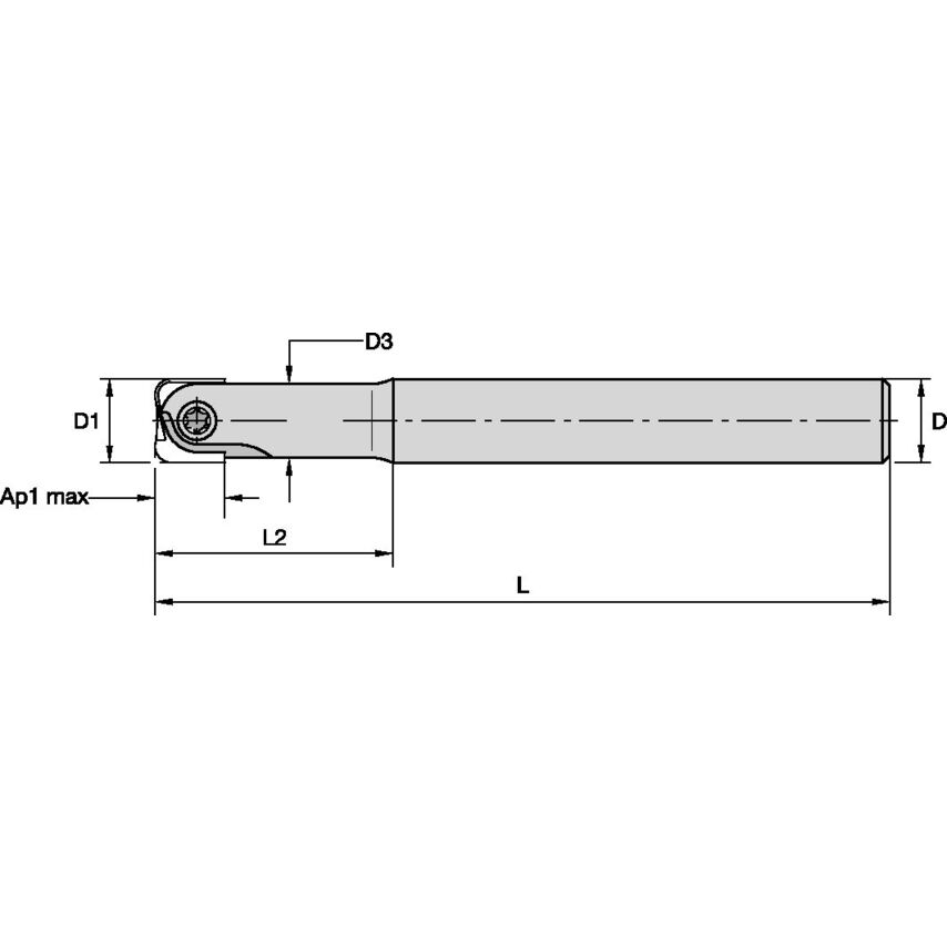 KDMT1000R906A100SN Indexable Steel Cutter Tapered