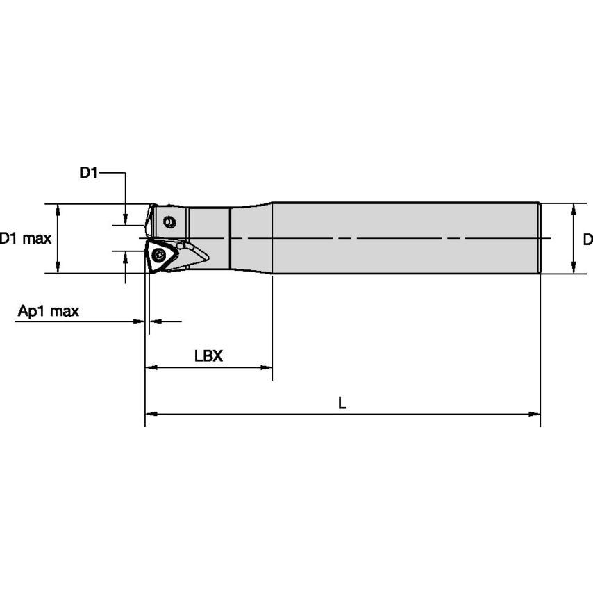 KF2X35Z03A32WO09L200 High Feed Cutter D=35 Z=3 End