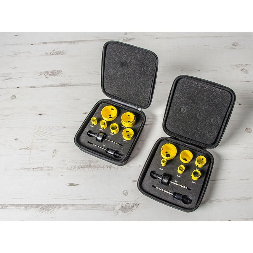 KFC07021 Fast Cut Bi-Metal Plumber's Holesaw Kit, 9 Piece STRKFC07021