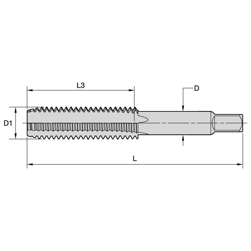 KHSST28342 Tap Bottom Hand 1/4-20 Nc H3 4