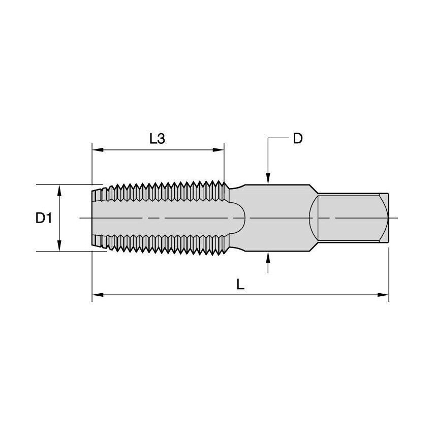 KHSST28443 Tap TPR Npt Pipe 1/16-27 4F