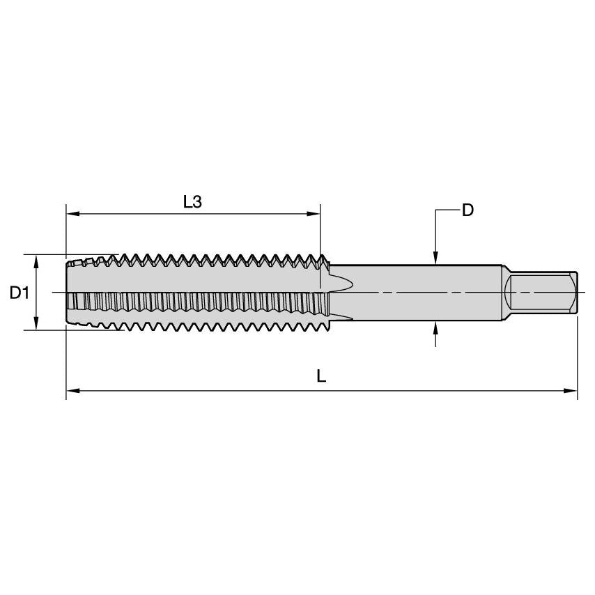 KHSST28695 Tap Plug Hand M30X3.5 D9 4FLT