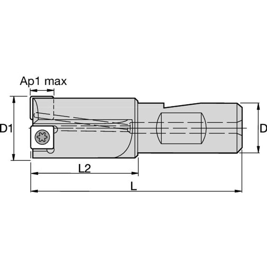 KICR062SD260253C Screw-On Insert End Mills