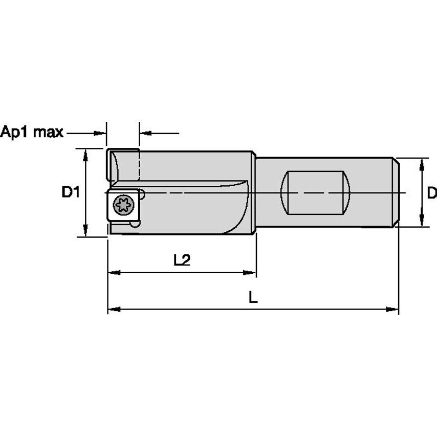 KICR138SP40 Screw-On Insert End Mills