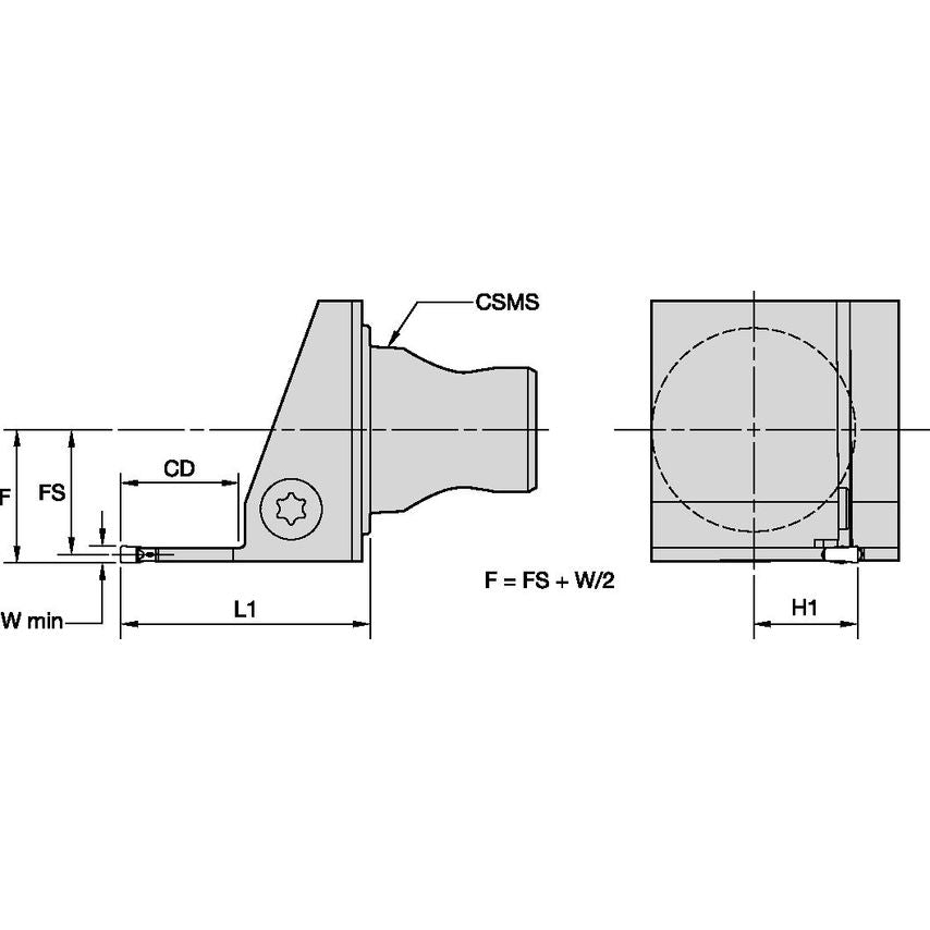 KM20A4SMR041430 KM20 A4SM Axial SSC4 Grooving